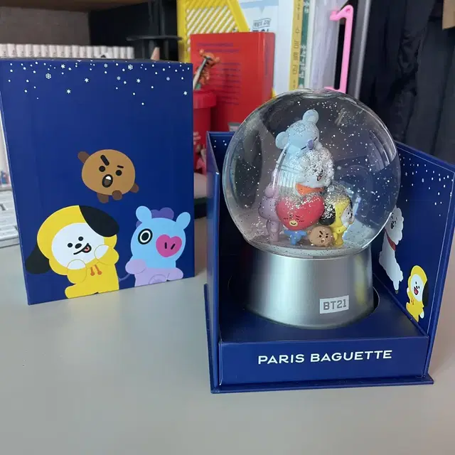 BT21 X PARlS BAGUTE 스노우 볼 