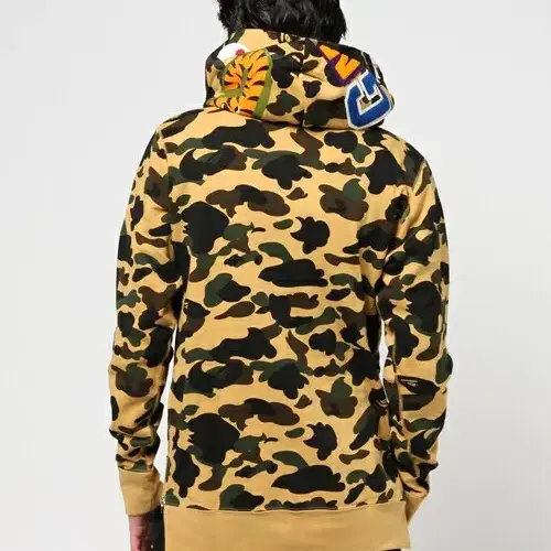 BAPE 베이프 황계 샤크 퍼스트카모 후드