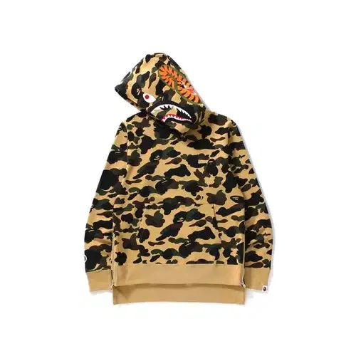 BAPE 베이프 황계 샤크 퍼스트카모 후드