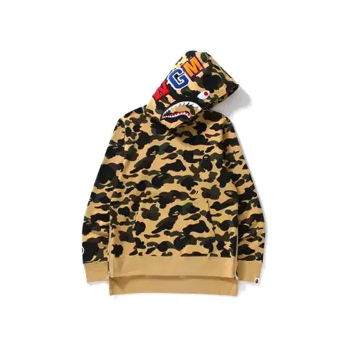 BAPE 베이프 황계 샤크 퍼스트카모 후드