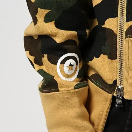 BAPE 베이프 황계 샤크 퍼스트카모 후드