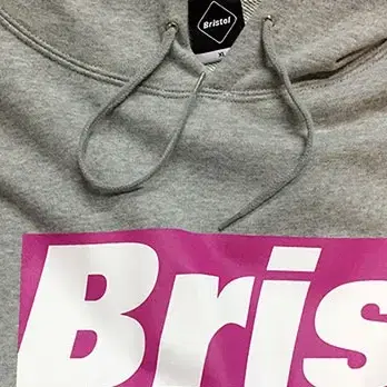 BRISTOL 브리스톨 빅 박스 로고 풀오버 후드