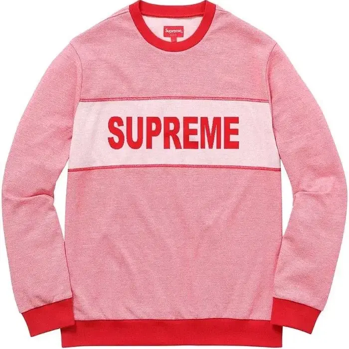 슈프림 Supreme Tonal Stripe Logo Crewneck