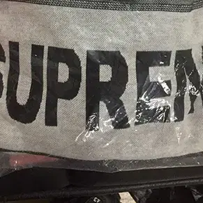 슈프림 Supreme Tonal Stripe Logo Crewneck