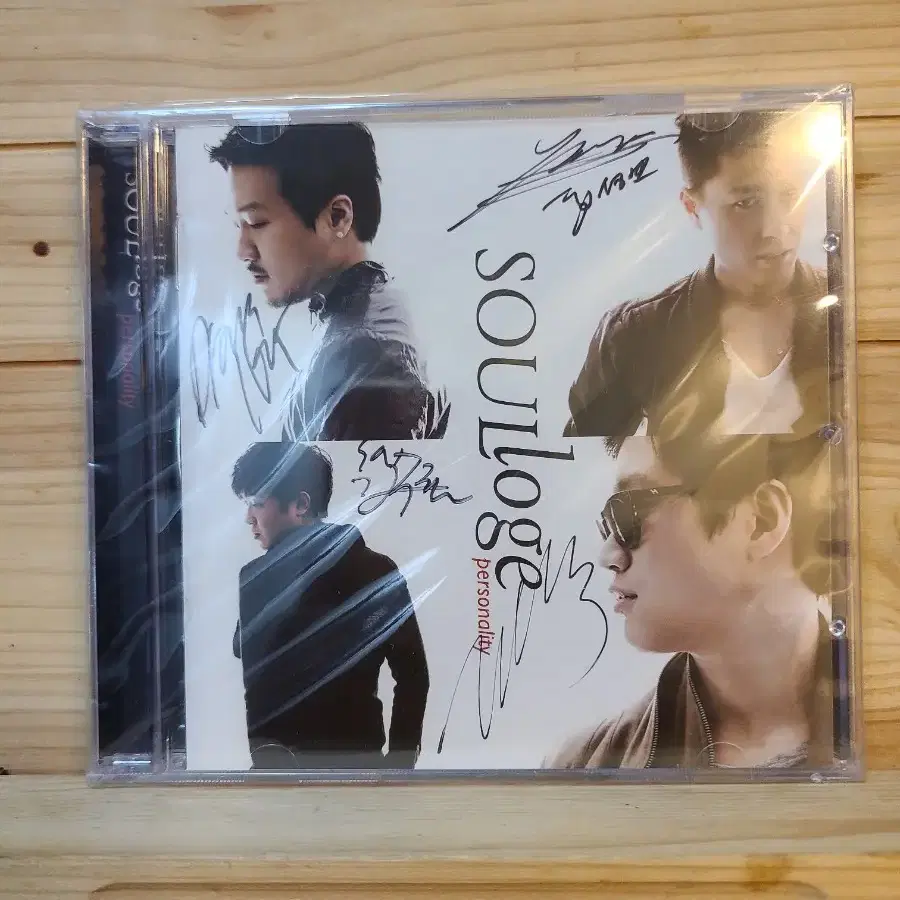 친필싸인 CD 소울로지 (Soulloge) Personalit2012년