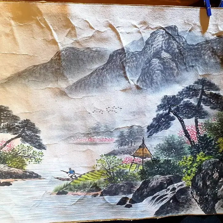 동양화 봄풍경 그림