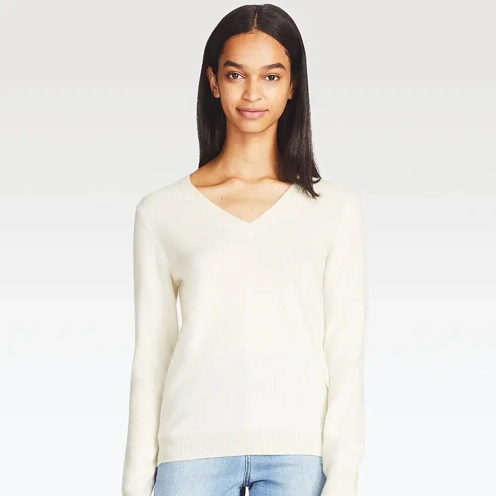 [One Size Fits All] Uniqlo Cashmere V-Neck Sweater