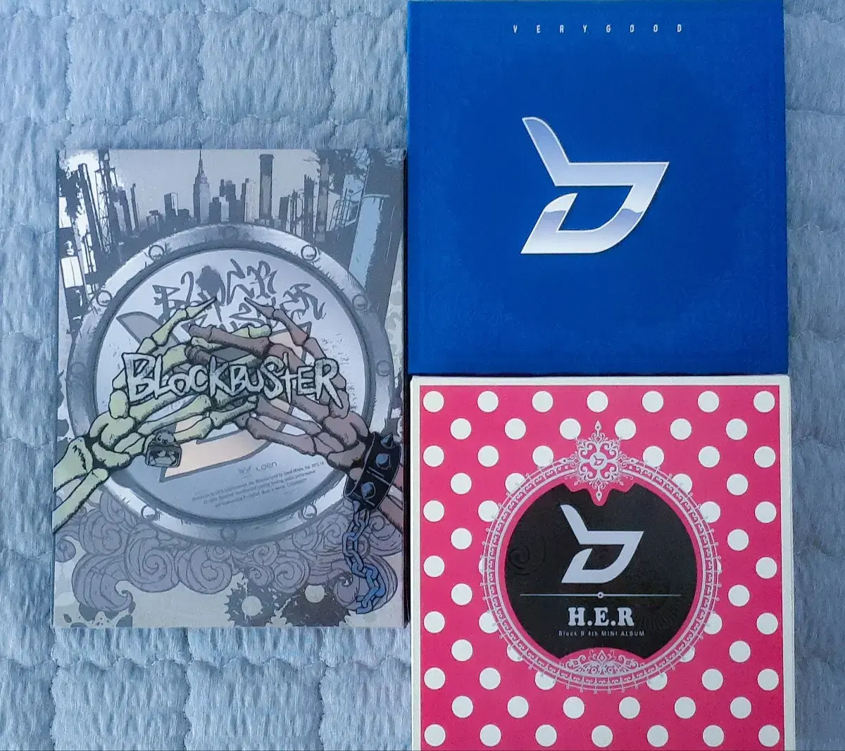 Block B album sells 3 types in bulk (HER, VariGood, BlockBuster)