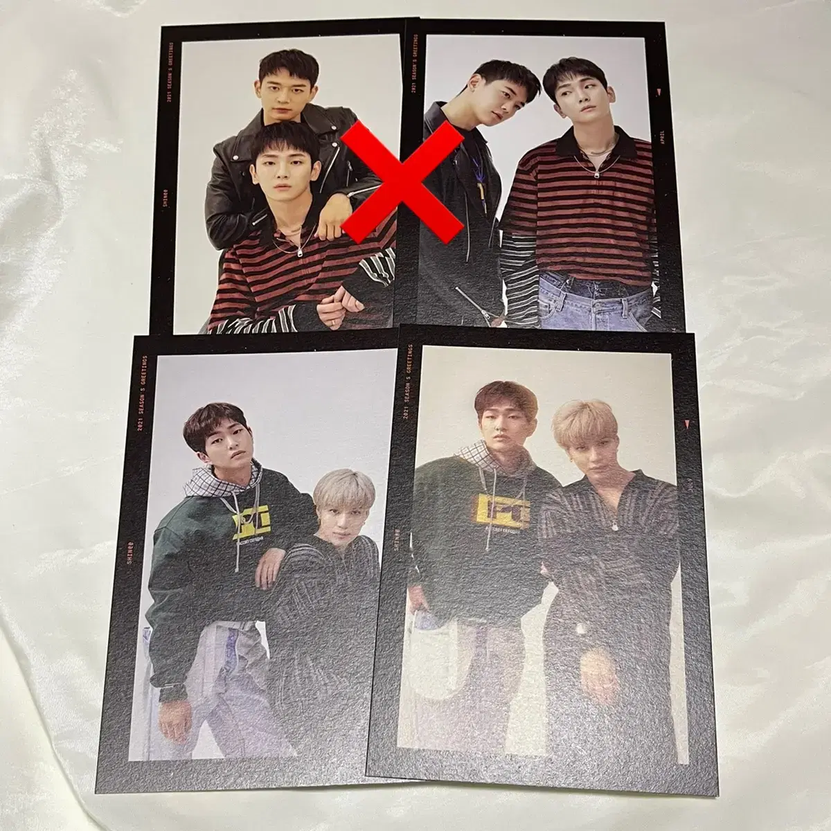 SHINee 2021 seasons greetings Postcard WTS (Onew Gibeom minho Taemin)