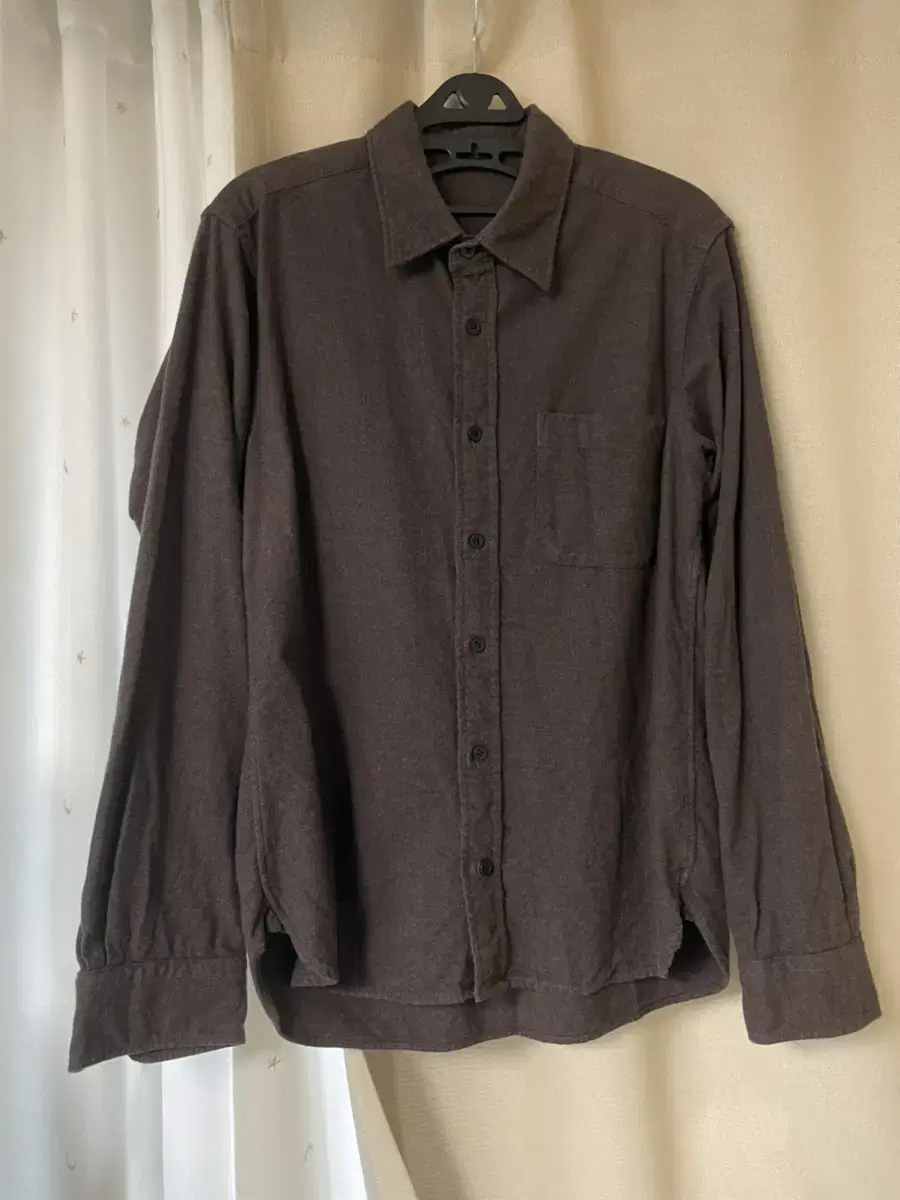 MUJI plain cotton flannel southern shirt M