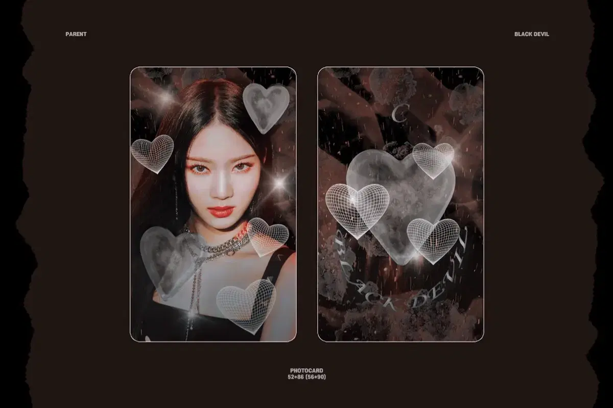 Stayc isa sells heart photo cards