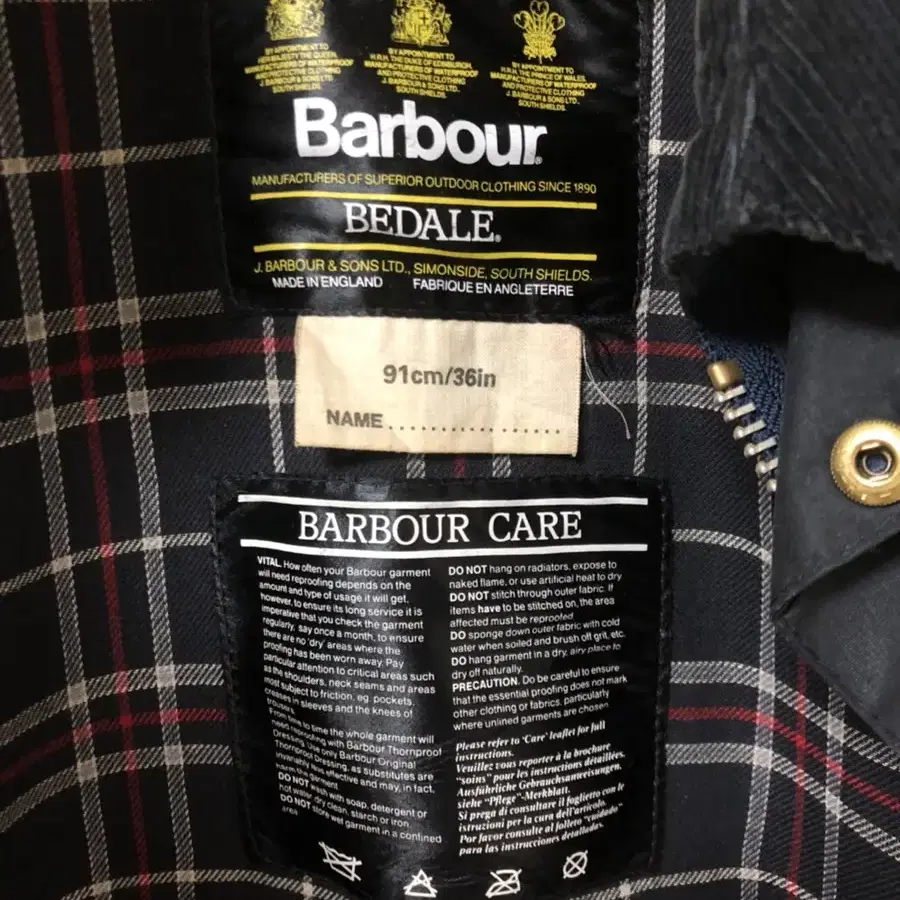 바버 비데일 barbour 바버비데일 자켓