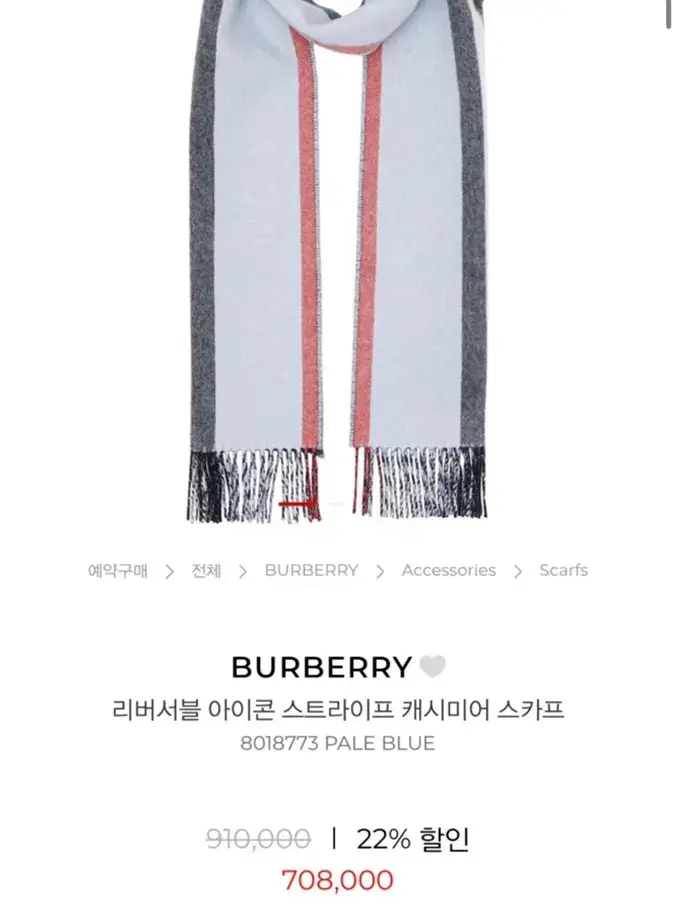 Burberry Cashmere Scarf 8018773