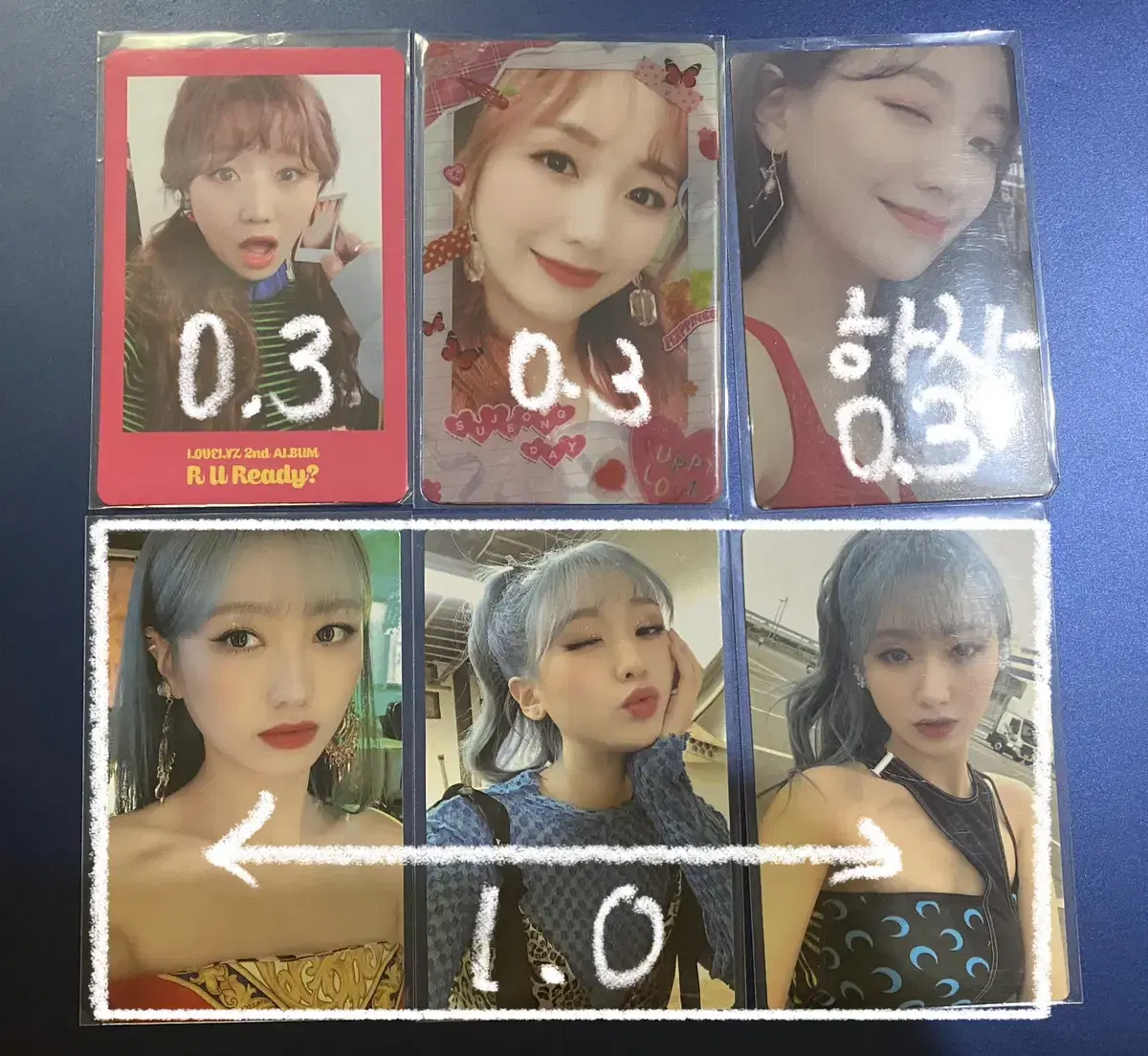 Lovelyz ryu sujeong photocard wts // Three chapters below wts done