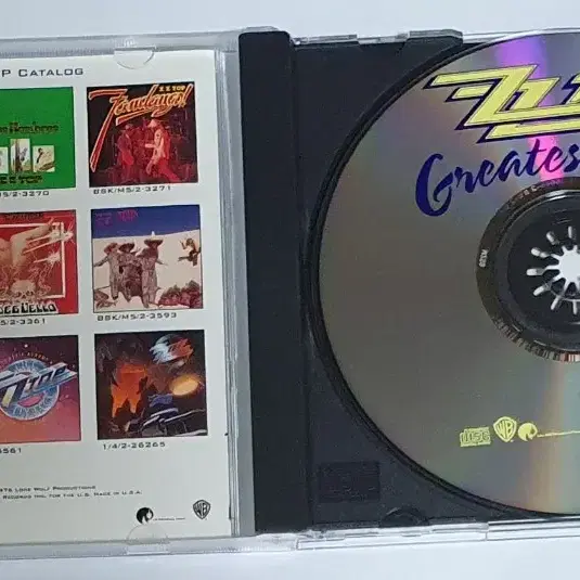 ZZ Top 지지 탑 Greatest Hits 앨범 시디 CD