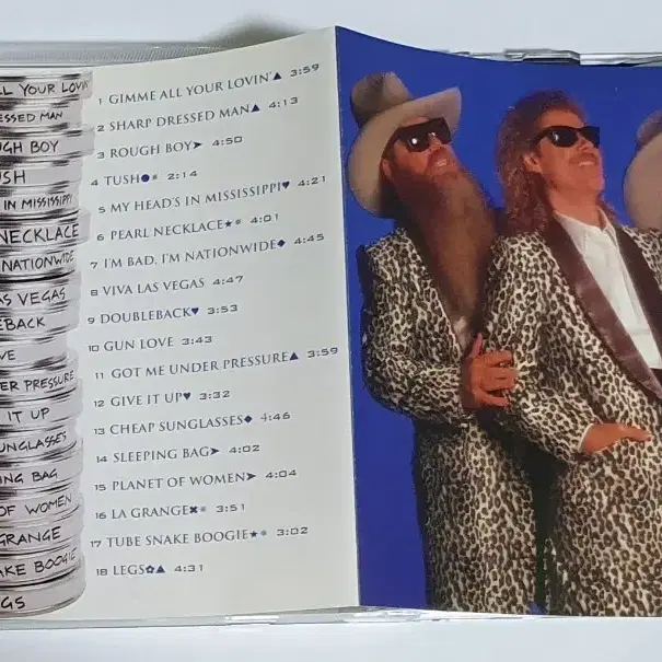 ZZ Top 지지 탑 Greatest Hits 앨범 시디 CD