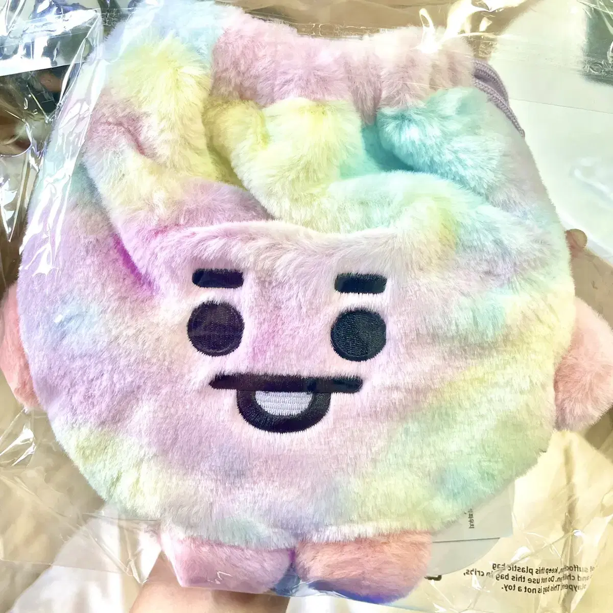 BT21 BABY 레인보우 스트링 파우치 SHOOKY 슈키