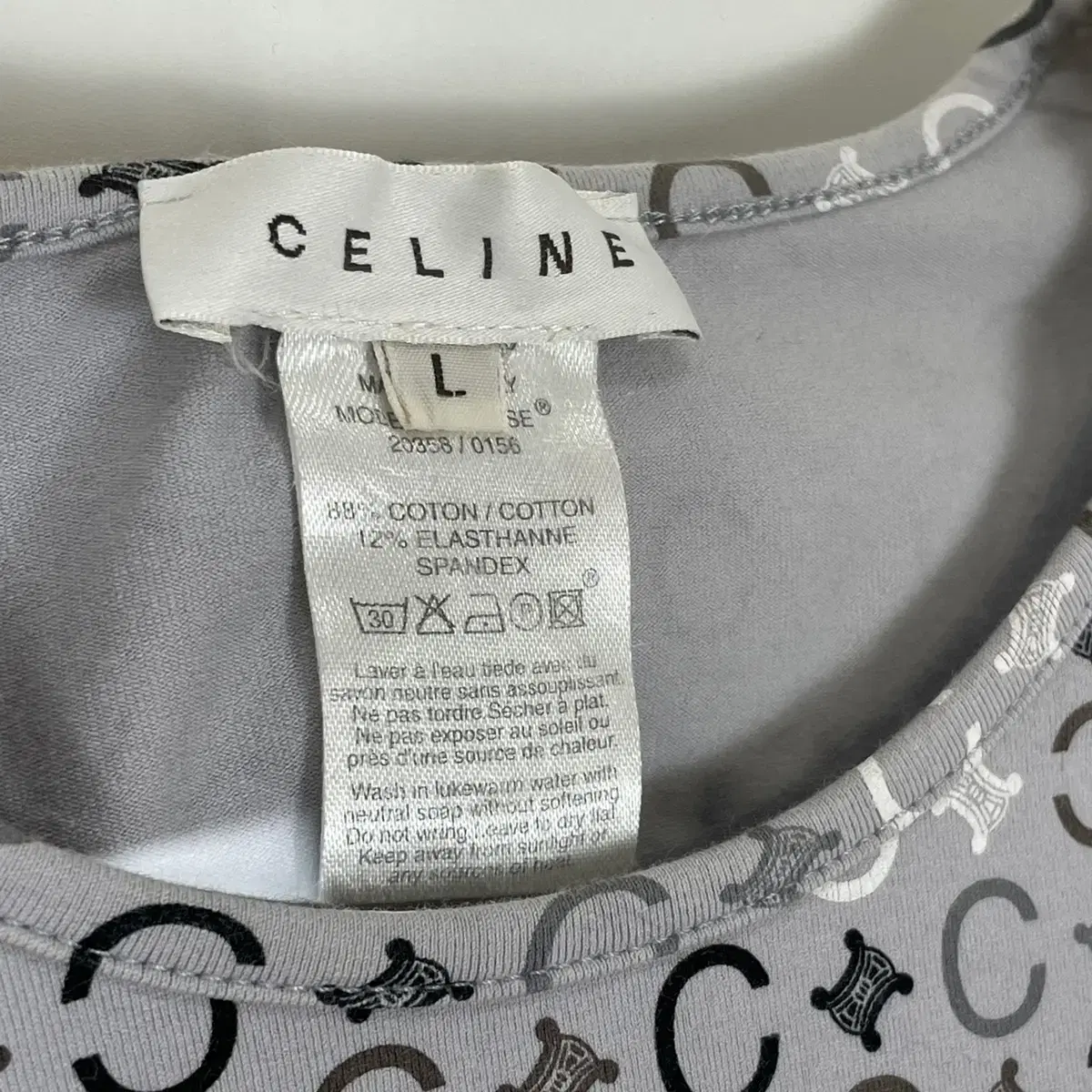 셀린느 celine 마카담 패턴 티셔츠