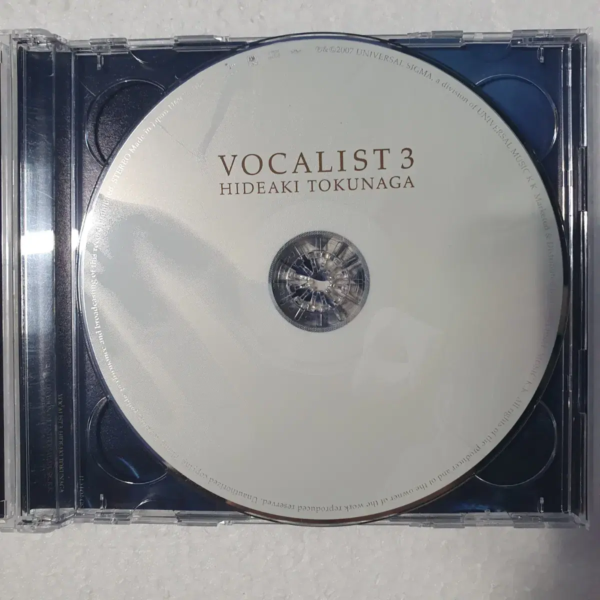 토쿠나가 히데아키 CD DVD 한정반 VOCALIST 3 중고