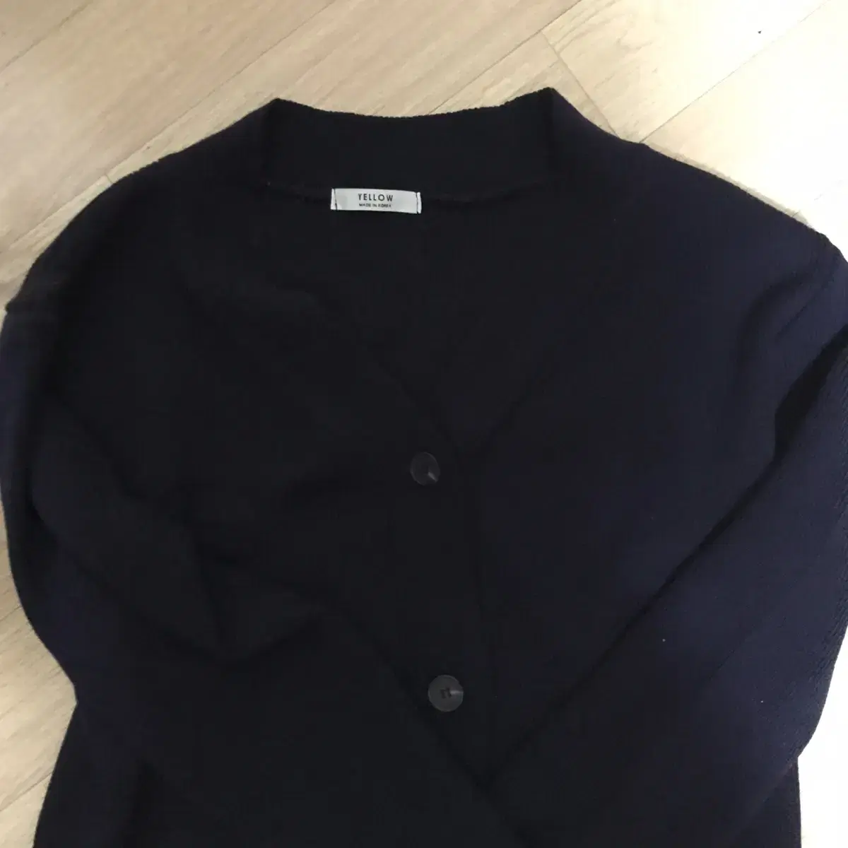 Takpo) Navy Cardigan