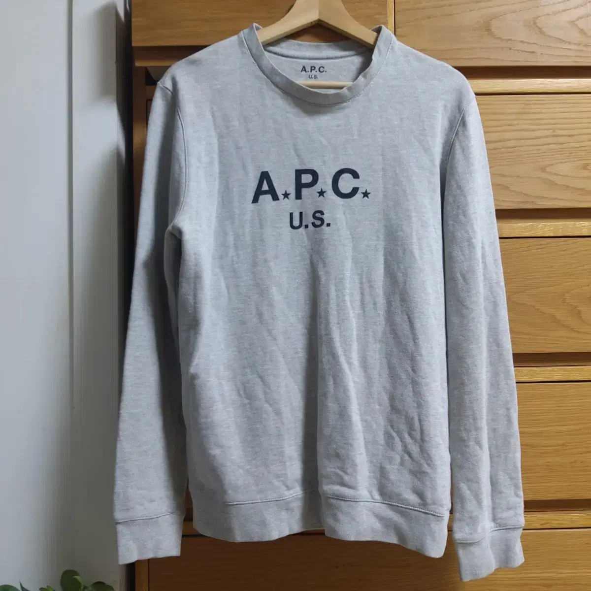 아페쎄 A.P.C U.S. 맨투맨 made in California US