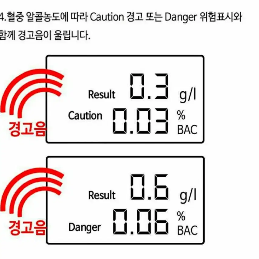 (땡처리)음주측정기 알콜측정기
