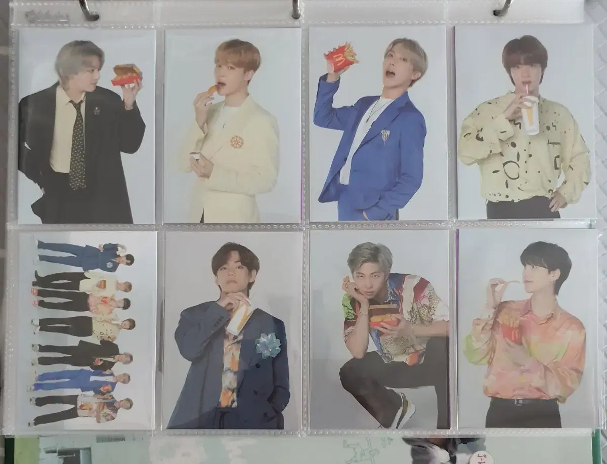 Bangtan McDonald's Photocard (Hoseok, Namjoon, Jimin)