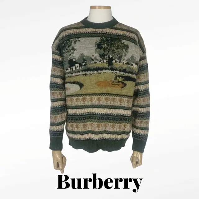 (정품) 버버리빈티지니트 버버리니트 버버리스웨터 burberry