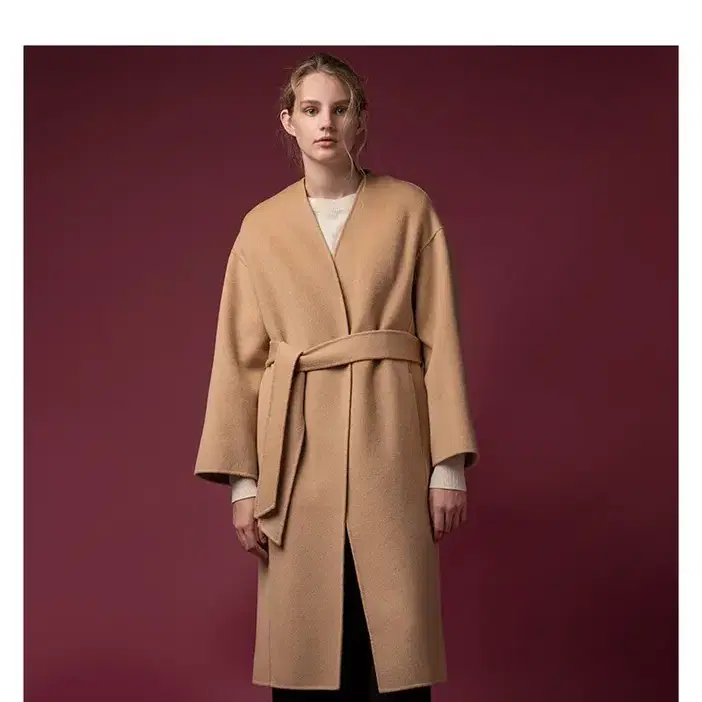 Pure Cashmere 퓨어캐시미어 Robe Coat