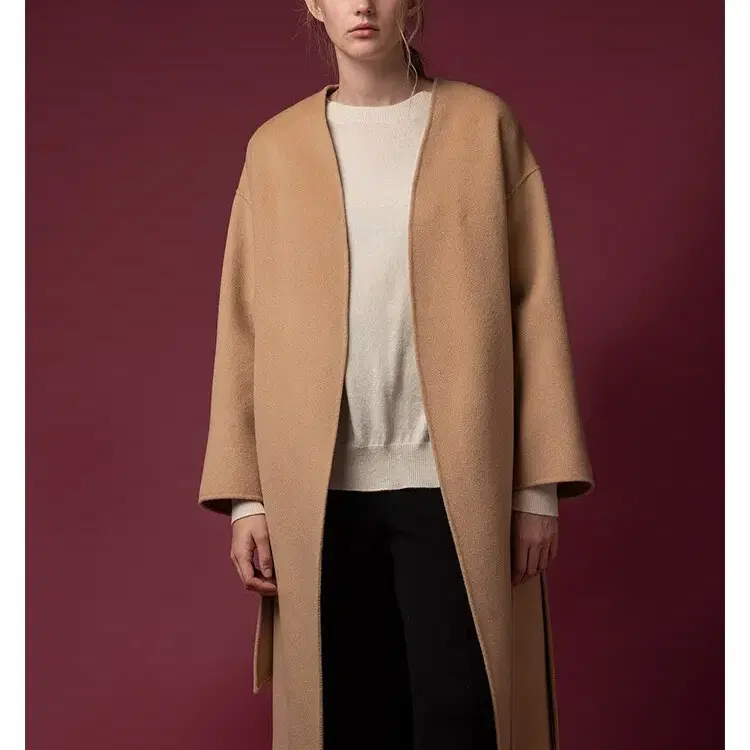 Pure Cashmere 퓨어캐시미어 Robe Coat