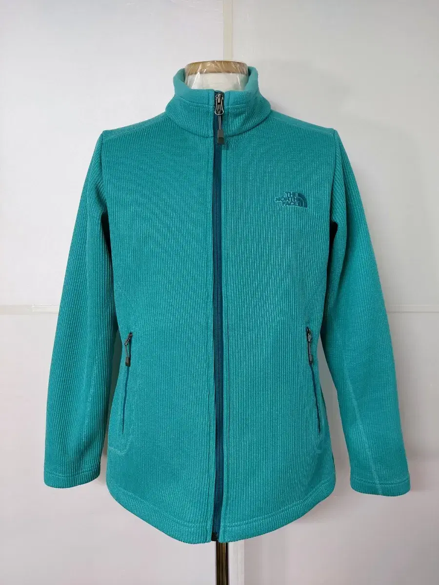 95~100)North Face Knit Furless Zip-up Jacket