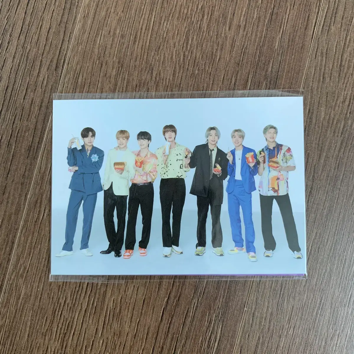 *unsealed*group*mcdonalds photocard*