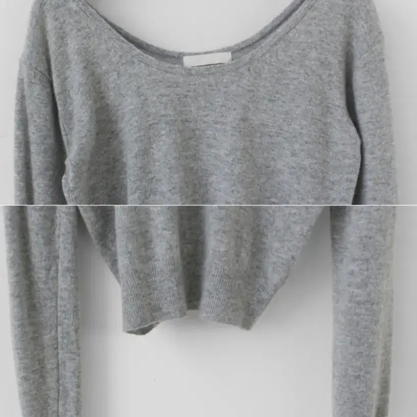 (가격내림) 어리틀빗 cashmere deep u kint (gray)