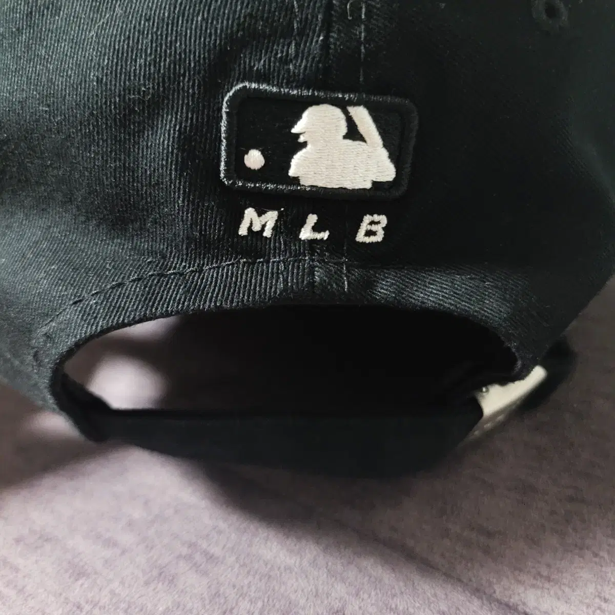 새상품 직거래가 ) 정품 mlb모자 블랙LA