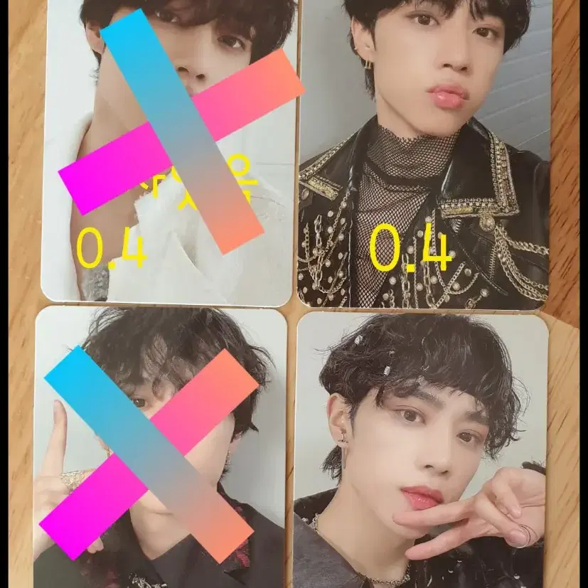 TBZ 더보이즈 킹덤 MD 포카 선우 케이스포카3종