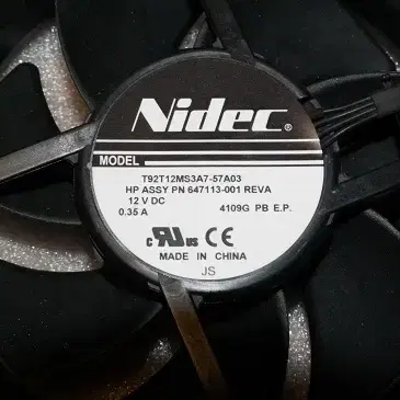 HP Z840 Z820 Z800 Nidec FAN