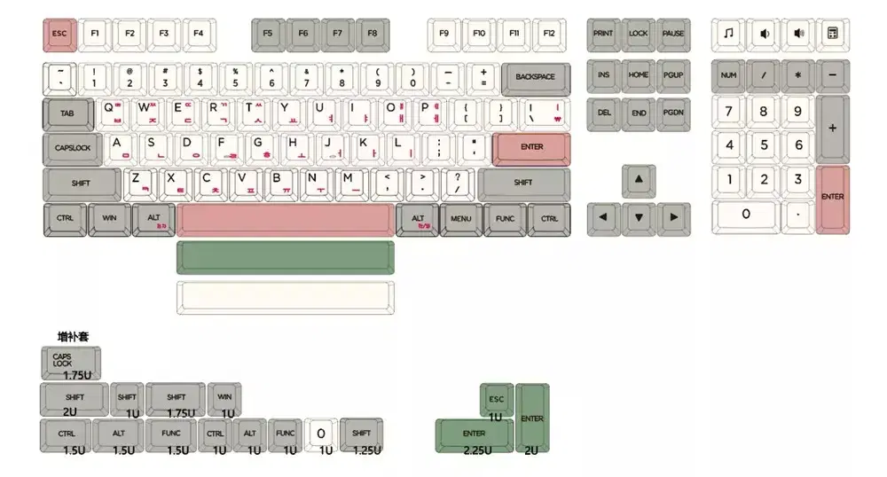 9009 pbt 한글 키캡 126키 팔아요