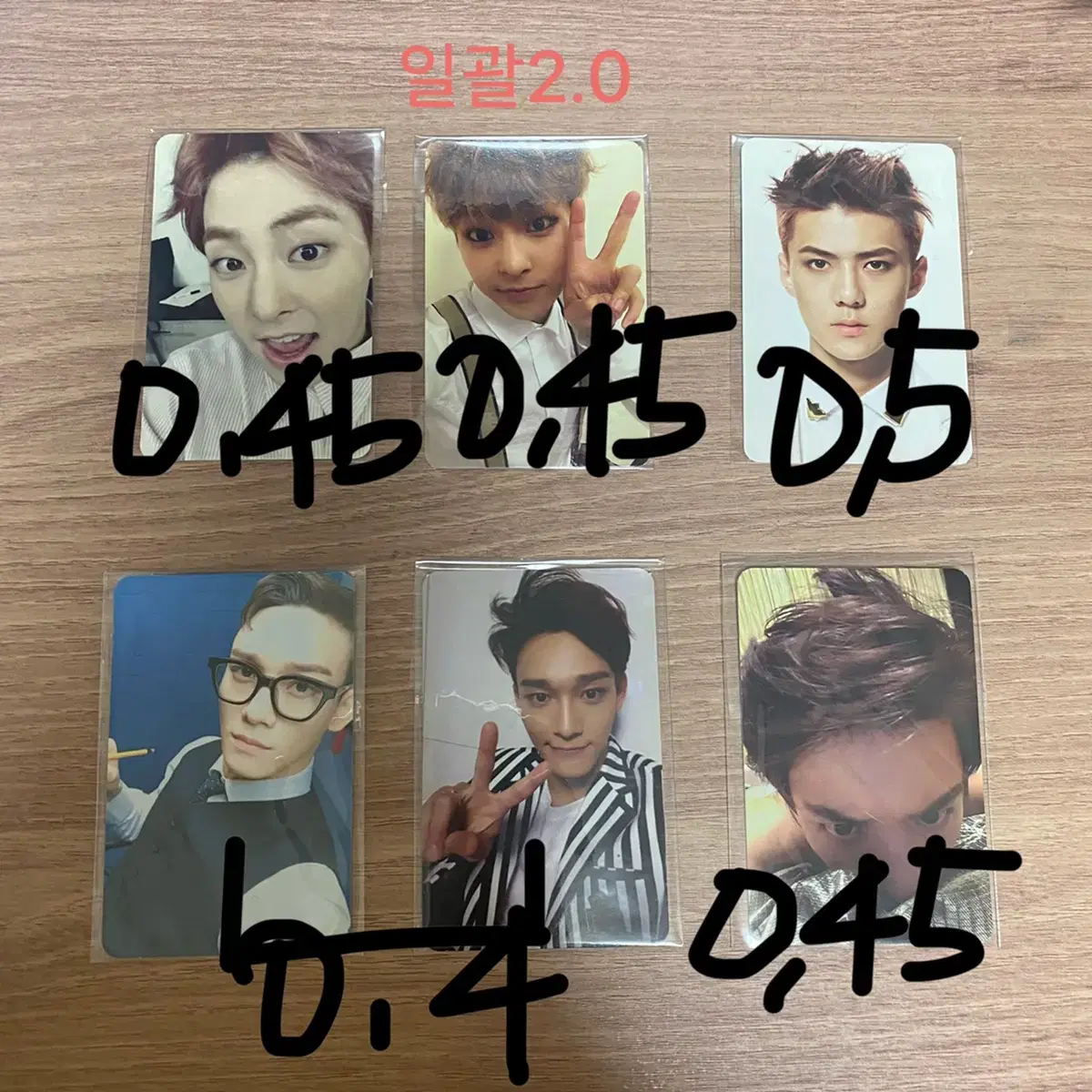 Exo photocard transfer to WTS