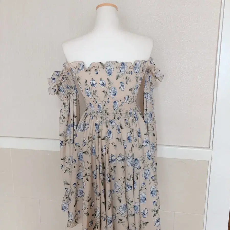 밀크코코아 romantic blue rose dress