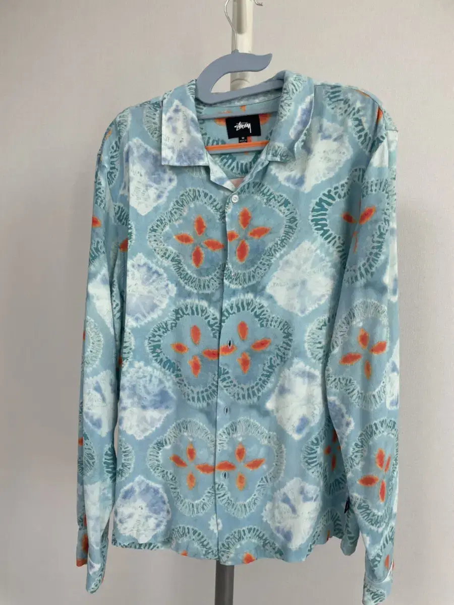 Stussy Sonoma Die Pattern Shirt M 