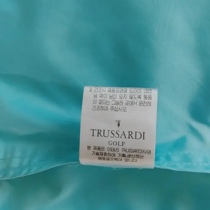 골프 바람막이"트루사르디"TRUSSARDI  집업점퍼.이태리수입명품