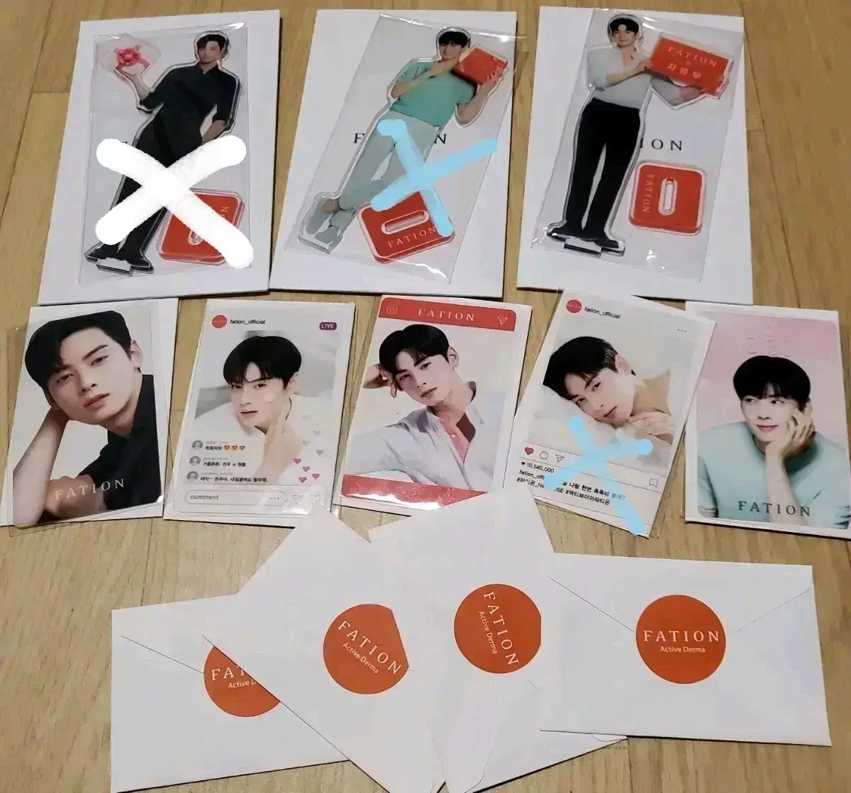 Astro cha eunwoo Parton Photocard & Acrylic Stands