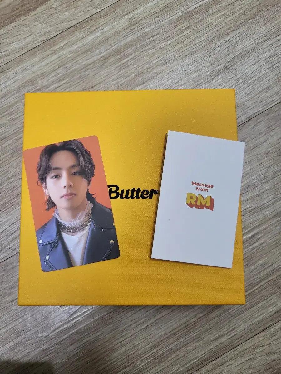 bts bangtan butter album taehyungpoca namjoonmessage card