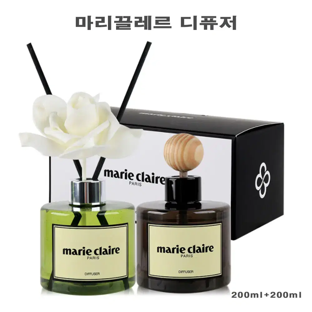 마리끌레르 디퓨저 200ml+200ml 다우니외 3가지향