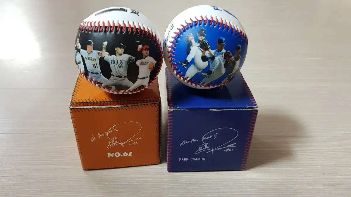 박찬호  MLB 포토볼  2종  (가격내림)