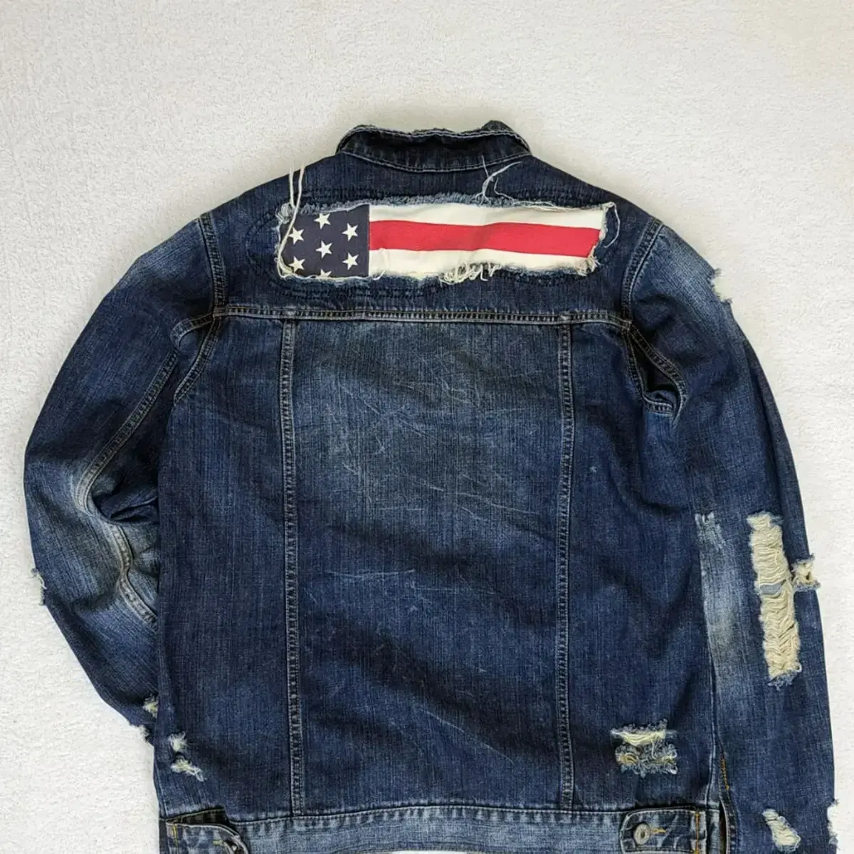 USA VTG 데님 청자켓