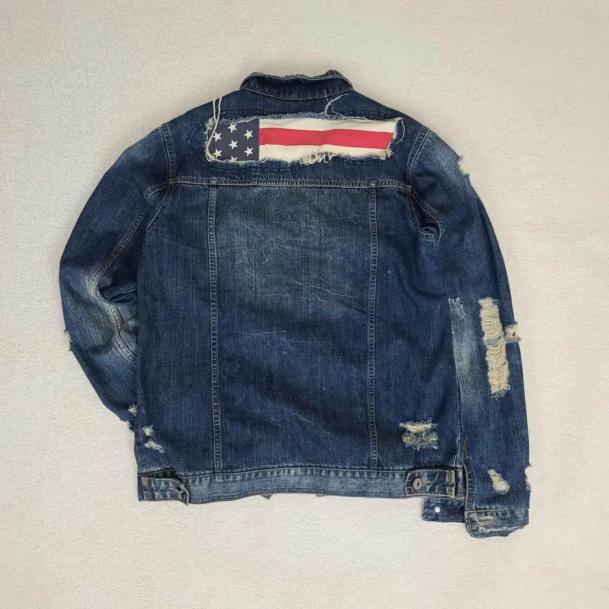 USA VTG 데님 청자켓