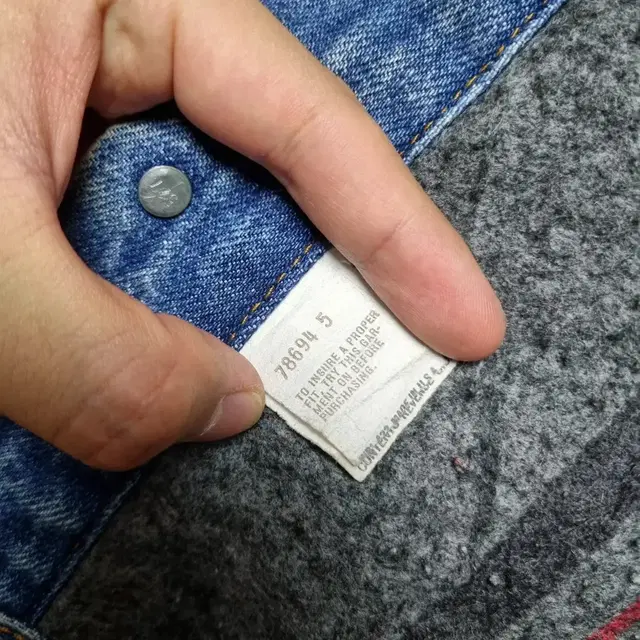 80's USA Levis 71506 Trucker Jkt