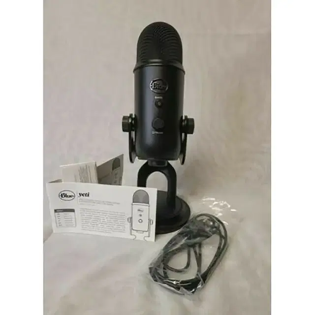 블루 예티 USB 마이크 블랙 색상 Blue Yeti 베스트셀러 방송용/