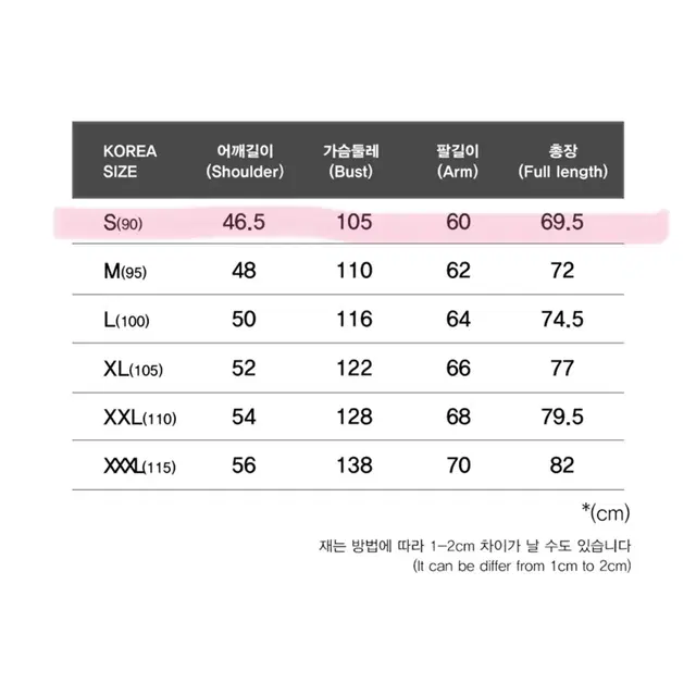 핫슈트 땀복 상의s :)블랙